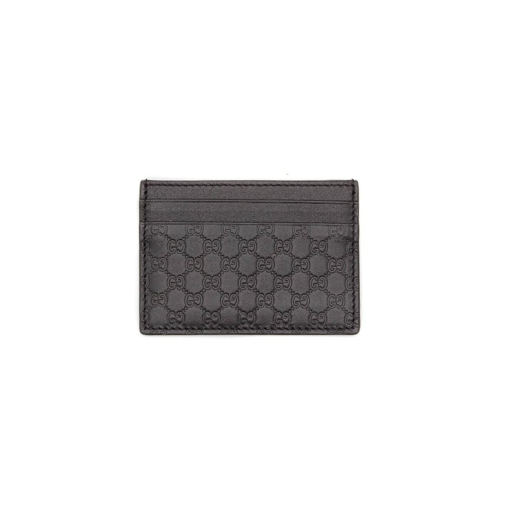 13327 - Gucci Microguccissima Brown Leather Card Case Wallet 262837